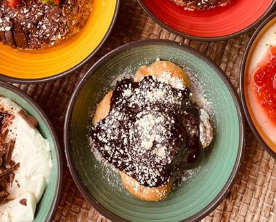 Profiterolles au chocolat