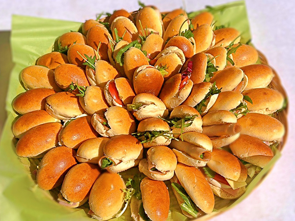 Plataeu mini sandwiches mous